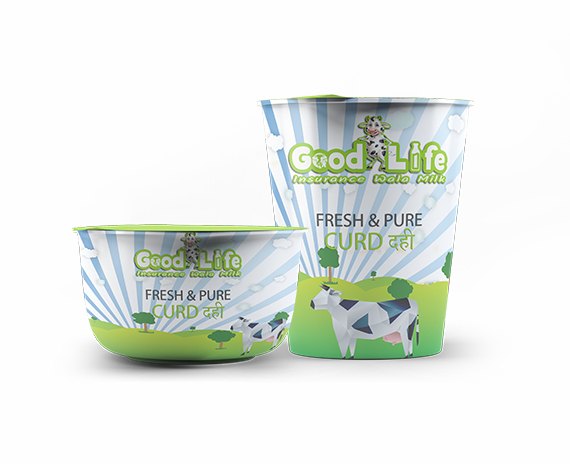 Curd, Packaging Type: Cup, 1