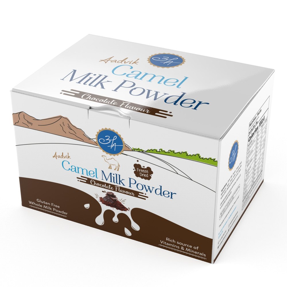 Aadvik Camel Milk Powder Freeze Dried Chocolate Flavor 300 GMS