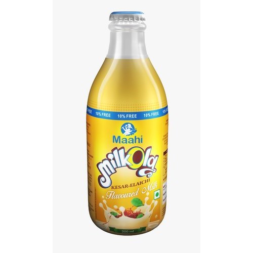 Maahi Milkola Flavored Milk, 200 ml, Packaging Type: Glass Bottle