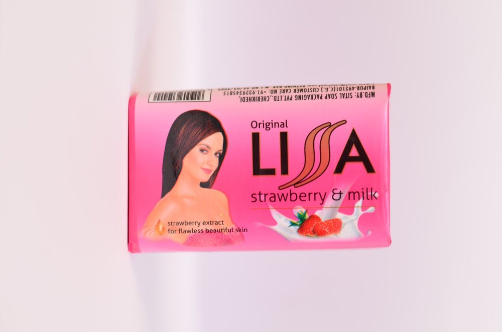 Lissa Strawberry & Milk Soap, For Bathing