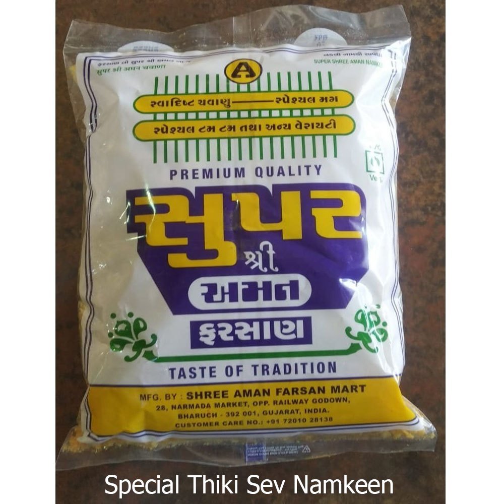 Besan, Gm Flour And Salet Special Thiki Sev Namkeen, Packaging Type: Packet, Packaging Size: 500 Gram