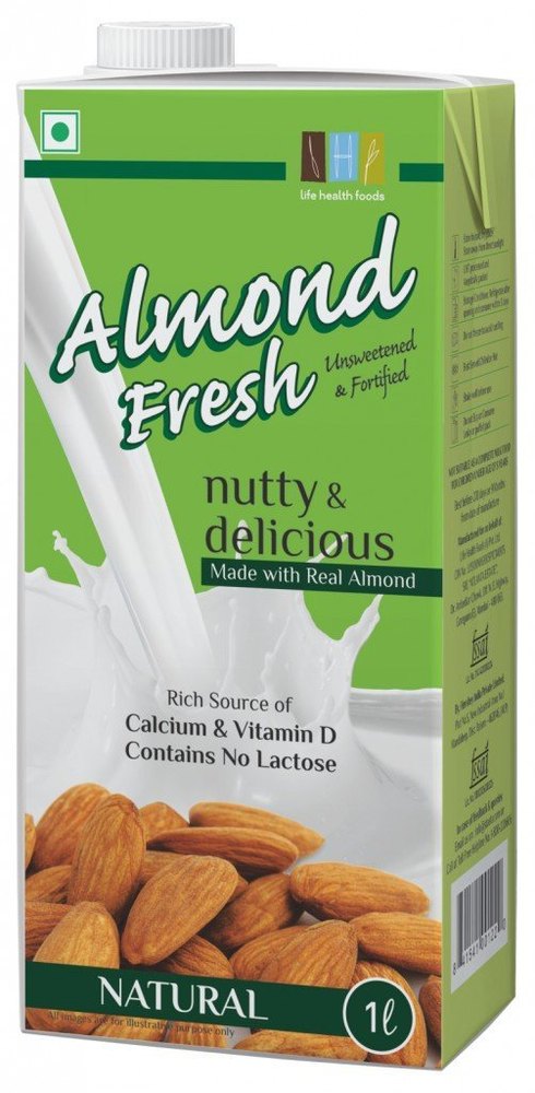 Flavour: Badam Almond Fresh Milk, 1 litre, Packaging Type: Tetra Pack
