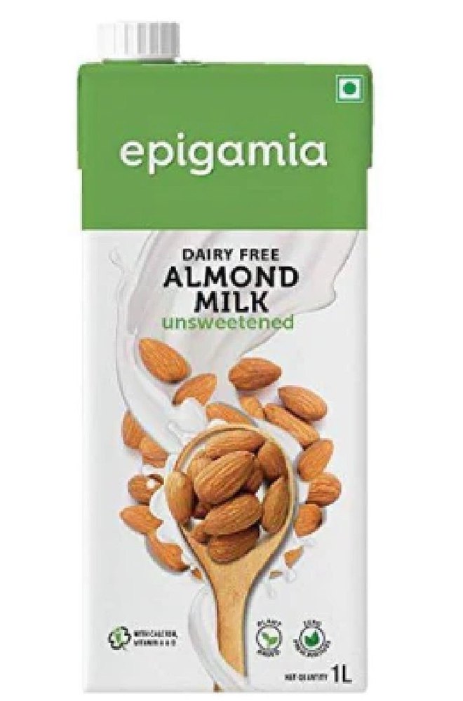 Epigamia Almond Milk, 1 litre, Packaging Type: Tetra Pack