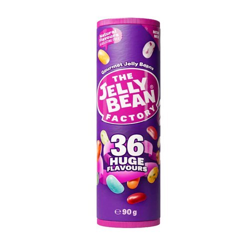 The Jelly Bean Factory 36 Mix Gluten Free Fruity Jelly Bean Candy, 100% Veg