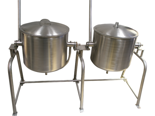 Steam Vessels For Rice Sambar Milk Rasam And Vegetables