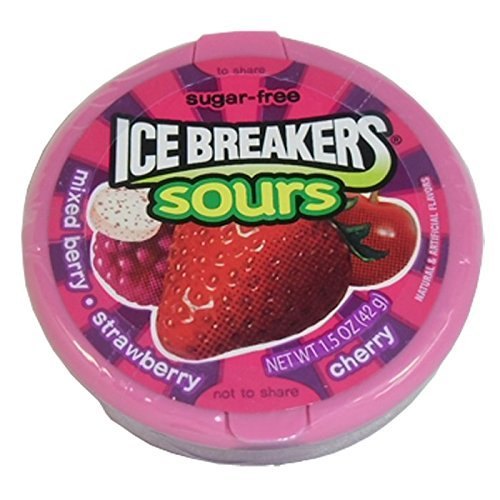 Ice Breakers Sours Mixed Berry for Home Purpose, Packaging Type: Box