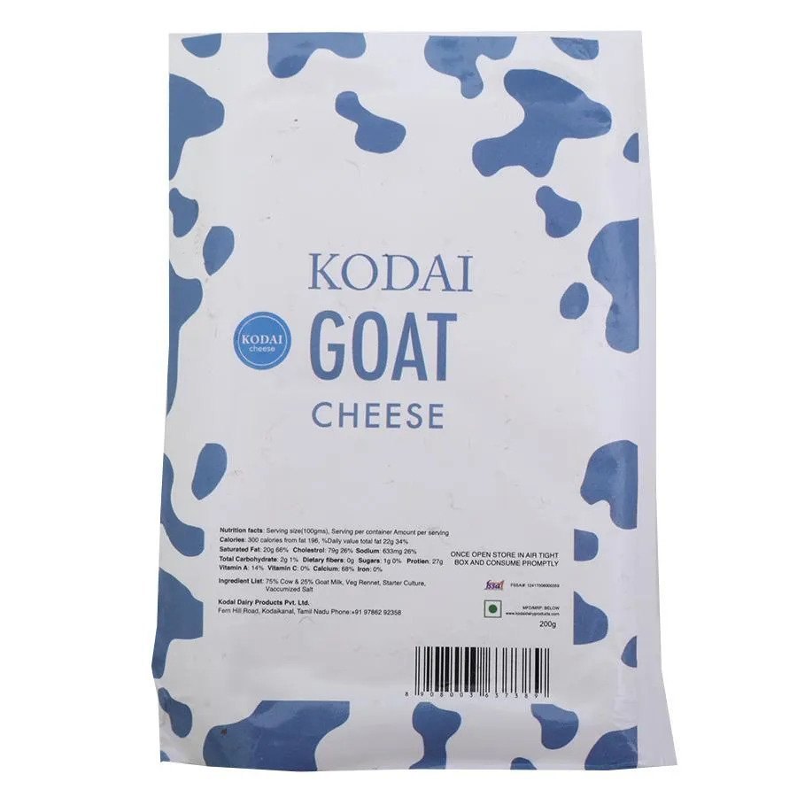 White Goat Cheese, Packaging Size: 500g, Packaging Type: Pack
