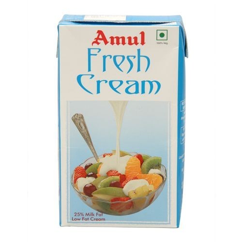 Amul 1 L Fresh Cream, Packaging: Tetra Pack