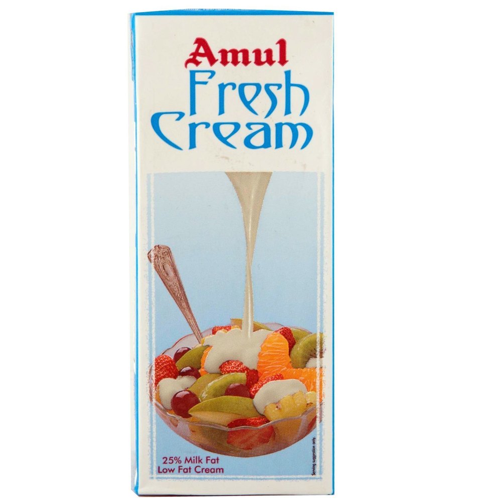 Milk 1000g Amul Fresh Cream, For Cooking