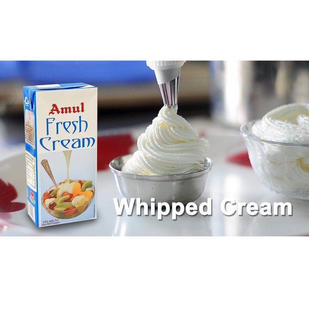 Milk Amul Fresh Cream, Quantity Per Pack: 1 Liter