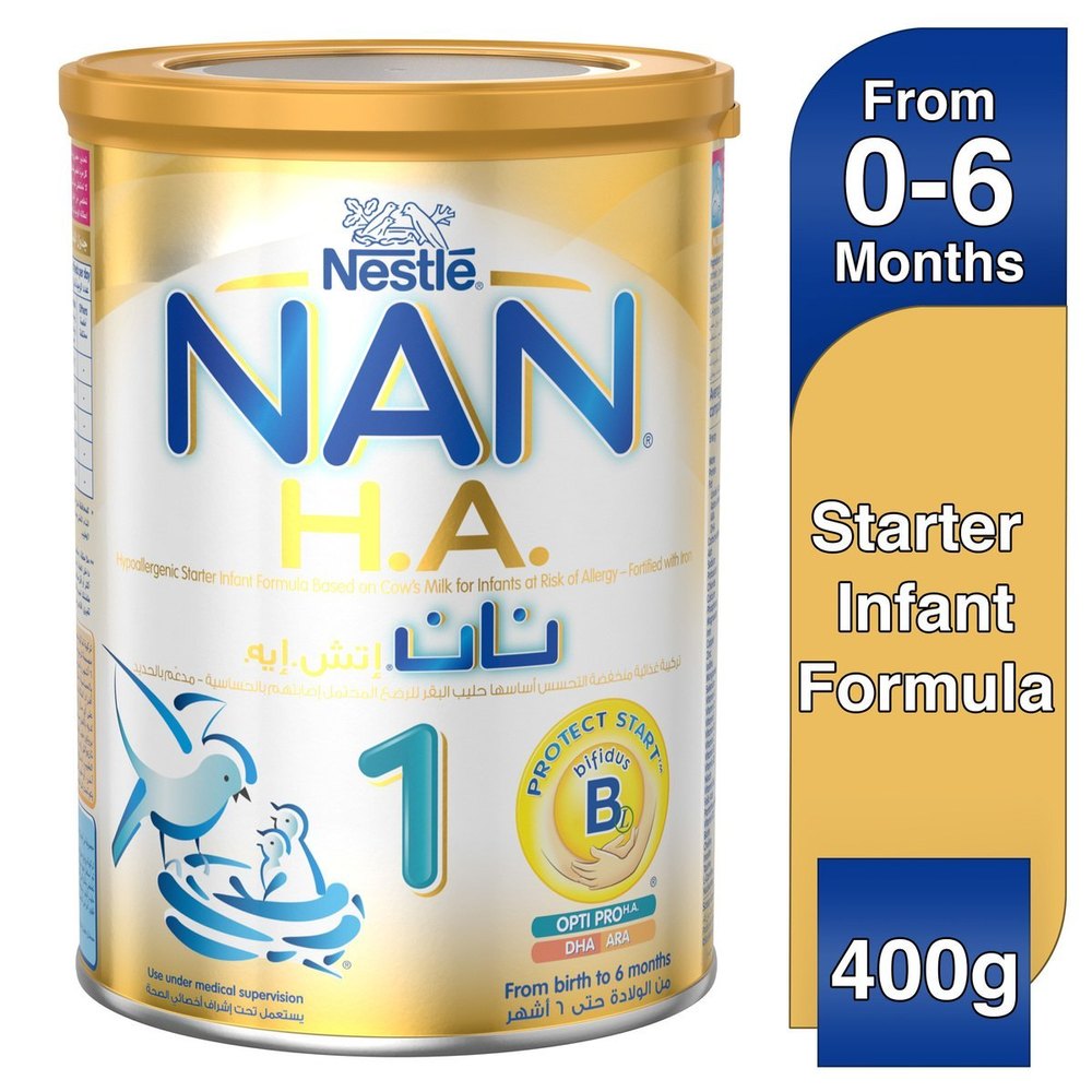 Nestle NAN HA 1 Milk Powder, 400g, Jar