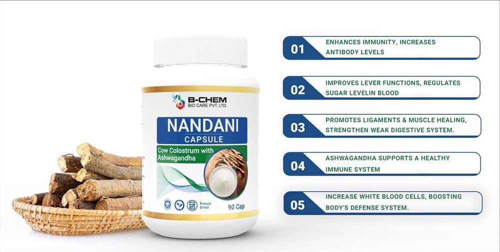 Natural White Nandini capsule, Pure, Packaging Type: Hdpe Medicine Grade Bottles