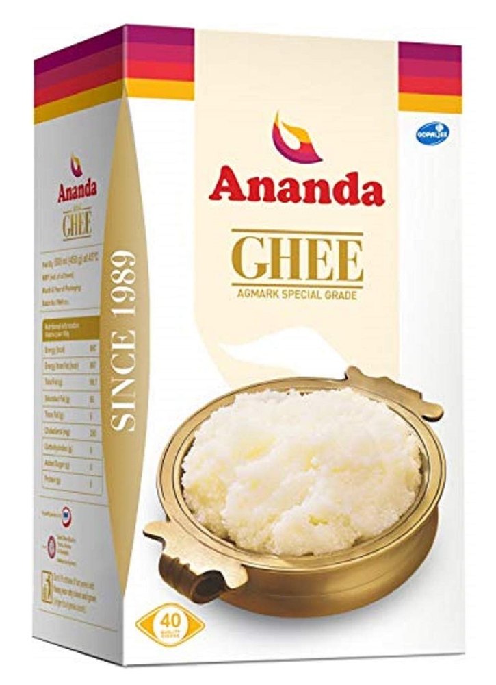 Ananda Ghee 1 Kg Bulk and Retails Orders, Carton
