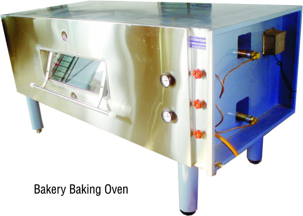 Stainless Steel Large Bakery Baking Oven, For Restaurant