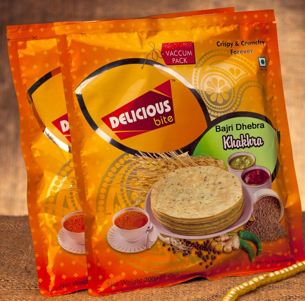 Rajkot Round Bajri Dhebra Khakhra, Packaging Type: Packet, Packaging Size: 200 Gm
