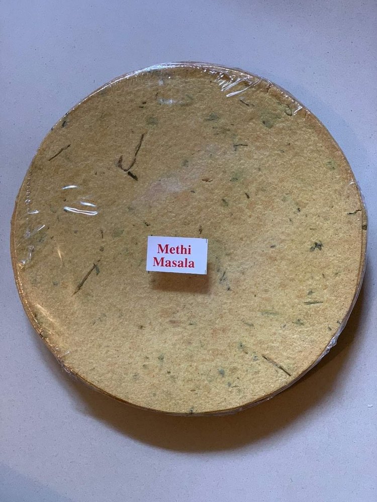 Methimasala Gujarat Methi Khakhra, Packaging Type: Vacuum Pack