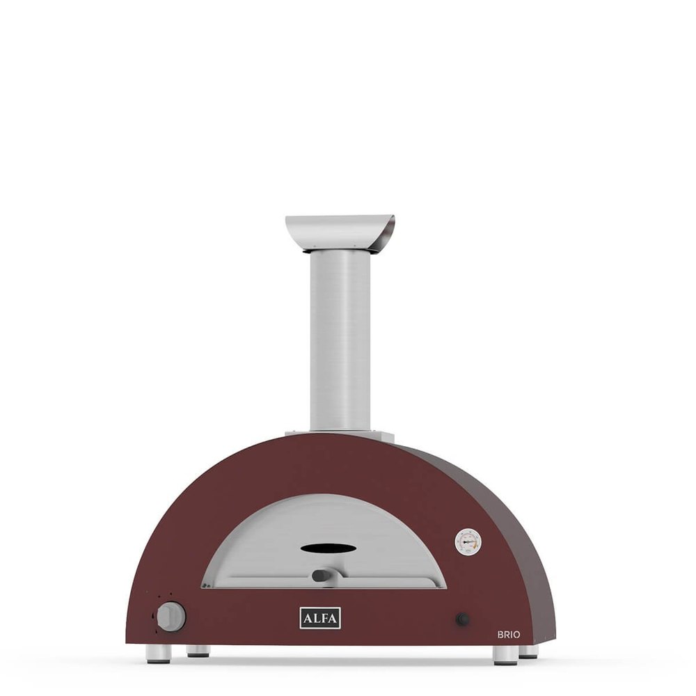 ALFA GAS & WOOD FIRED PIZZA OVEN FORNO BRIO - RED