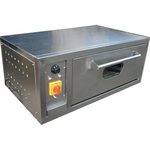 Single Door Stainless Steel Pizza Oven, Size: Small/Mini