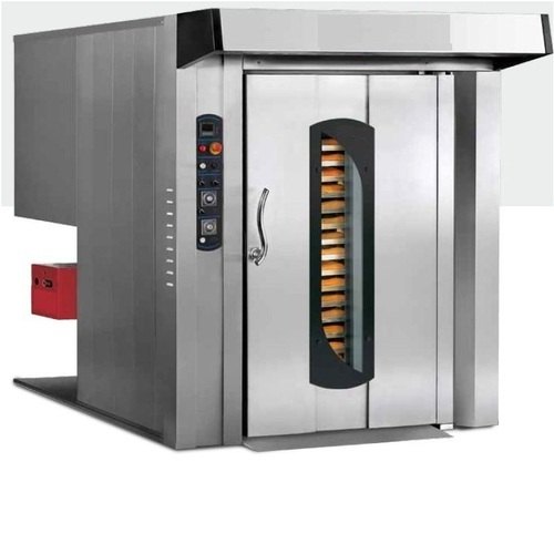 Electric Large Stainless Steel Bakery Oven, Capacity: 100-500 Kg