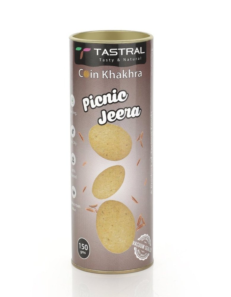 Tastral Picnic Jeera Coin Khakhra, 6 Months, Packaging Size: 150g