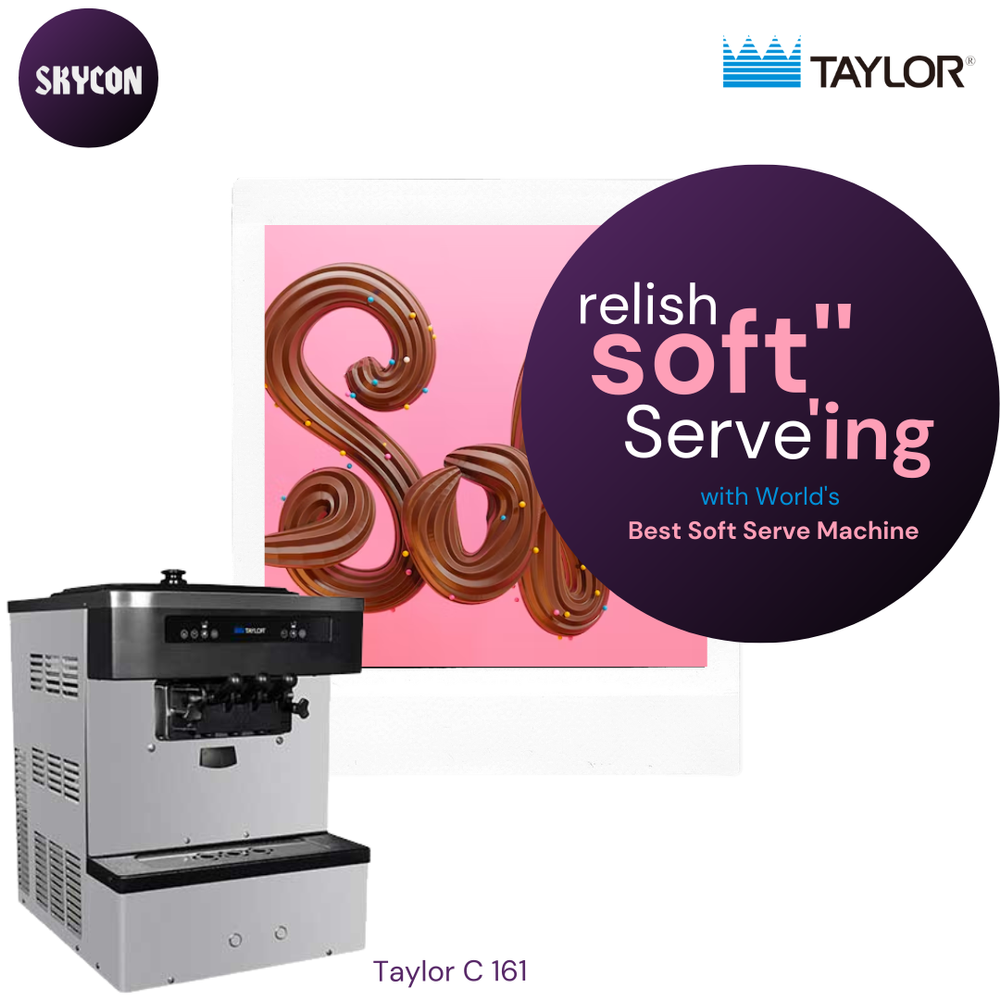 Taylor Soft Serve Ice Cream Machine C 161 exclusively at Skycon Stores