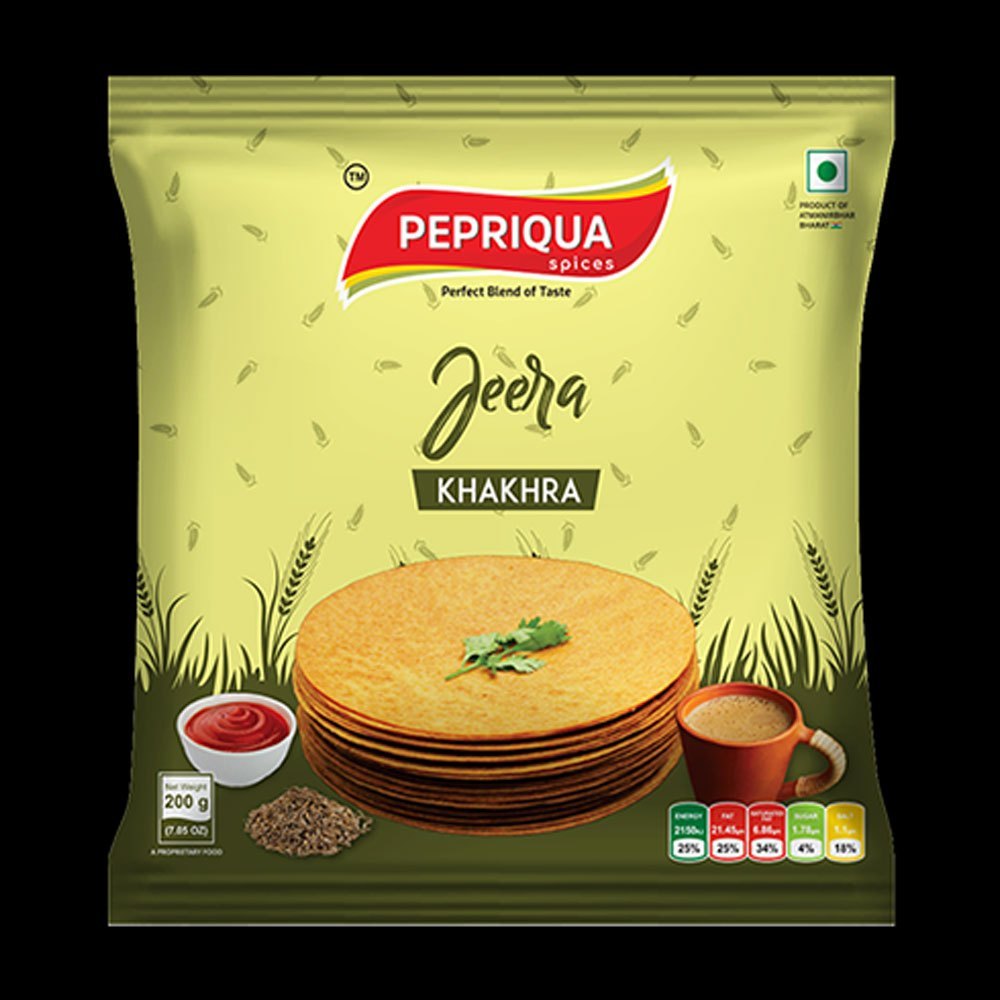 Round Jeera Khakhra, Packaging Type: Packet, Packaging Size: 200gm