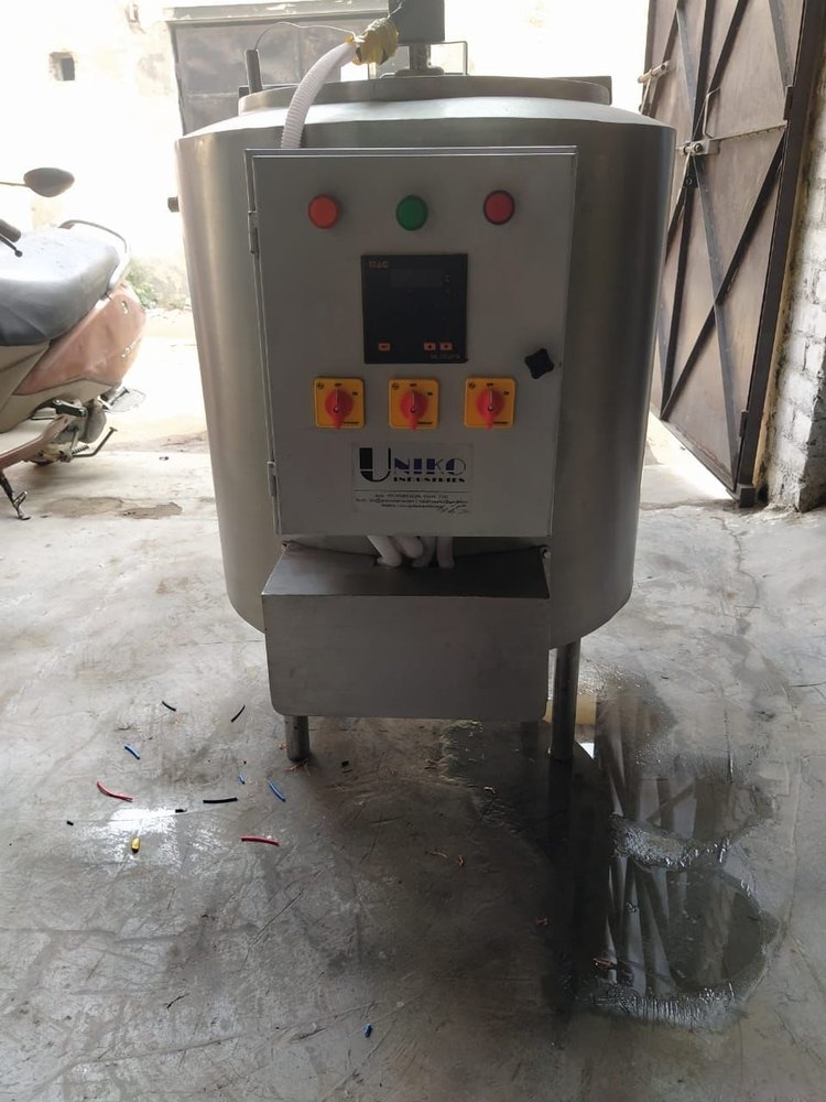 Stainless Steel Single Phase Soya Milk Electric Boiler, Capacity: 25kg Capacity