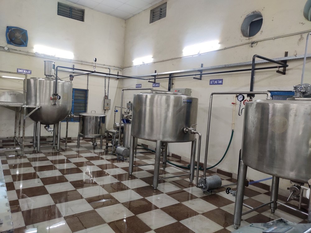 Ghee Processing Plant, Capacity: 300 Lpd