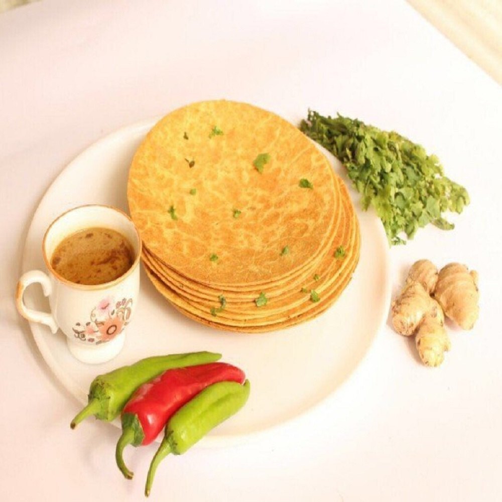 Halka Fulka Ginger Chili Khakhra, Packaging Type: Vacuum Pack