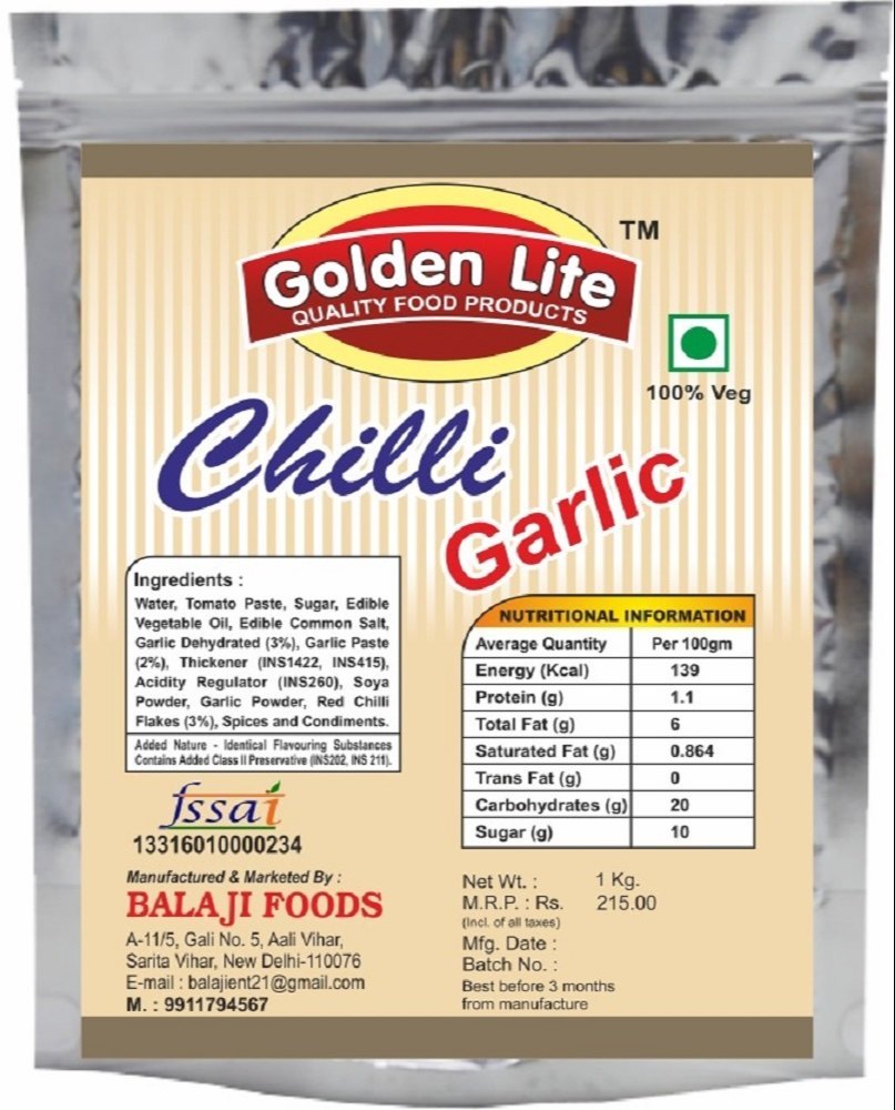 Golden Lite Round Chilli Garlic Khakhra, Packaging Type: Packet, 3 Months