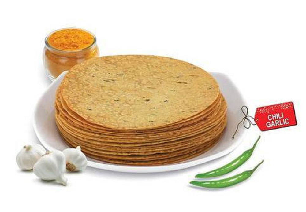 Gazab Pan India Chilli Garlic Khakhra, 3 Months, Packaging Size: 500/250 Gms