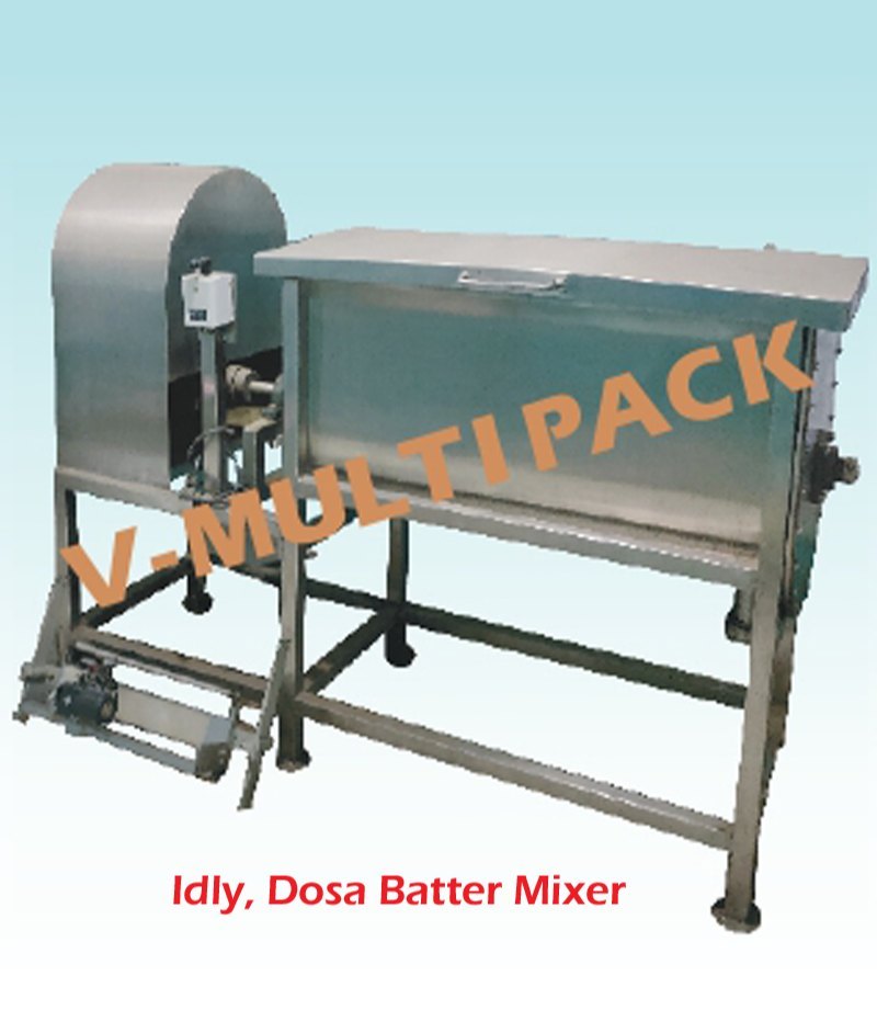 Stainless Steel(SS) Idly Dosa Batter Mixer Machine, For Hotel & Restaurant, Capacity: 100 kg