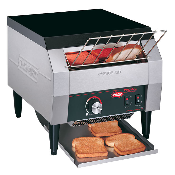 Conveyor Bun Toaster, Toasting