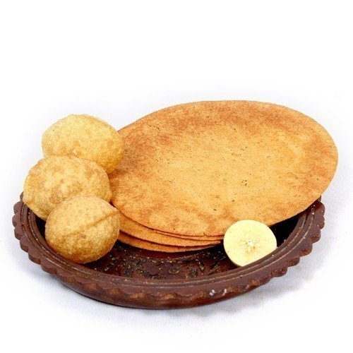 Gujarat Round Panipuri Khakhra, Packaging Type: Packet