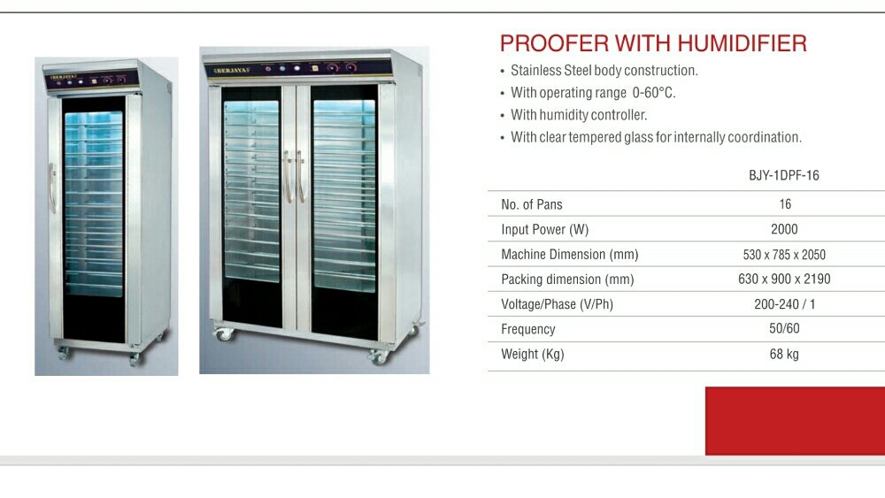 1.5kW Chef Line Electric Proofer