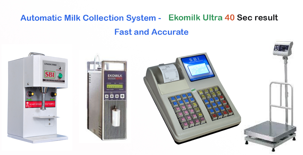 ABS Plastic Automatic Milk Collection System Ekomilk Ultra, Capacity: 1000