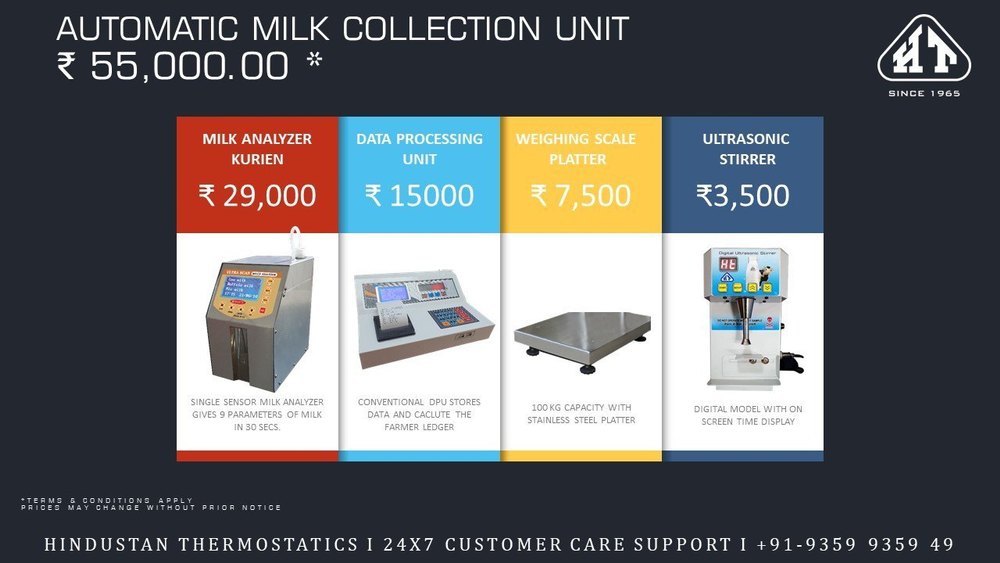 Stainless Steel Automatic Milk Collection Unit
