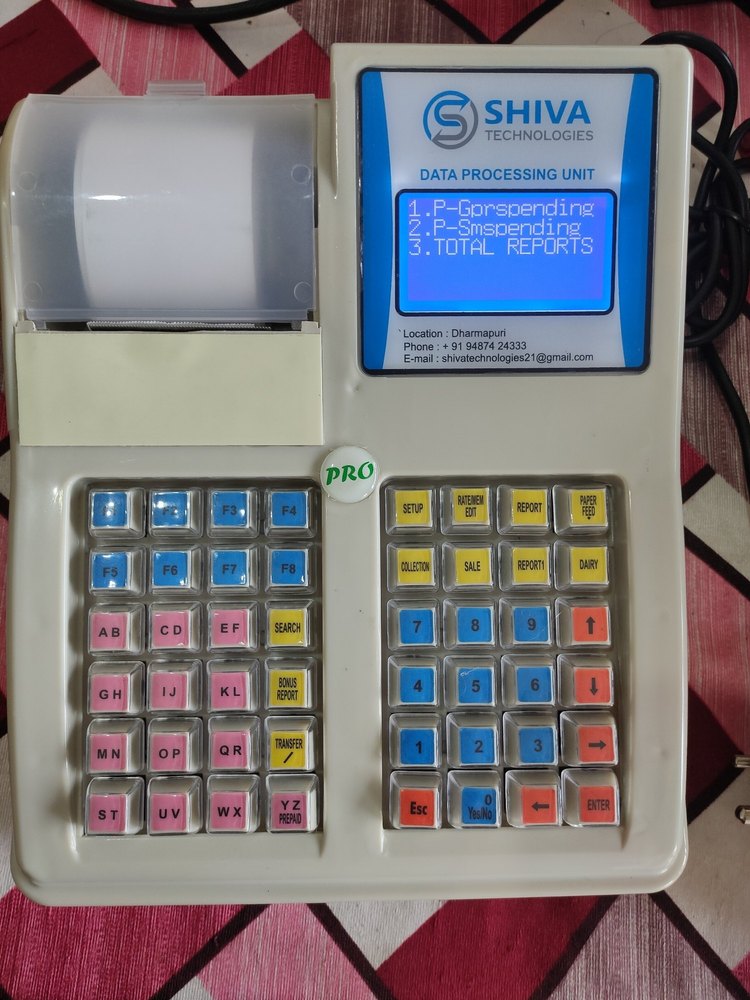 ABS Plastic Automatic Milk Data Processing Unit