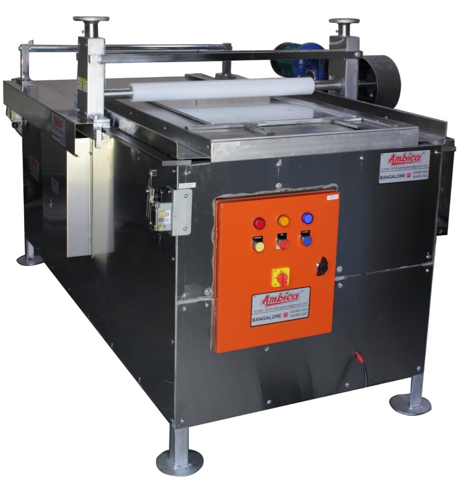 Ambica Mild Steel Sheeting & Cutting Machine for Chikki, For Industrial