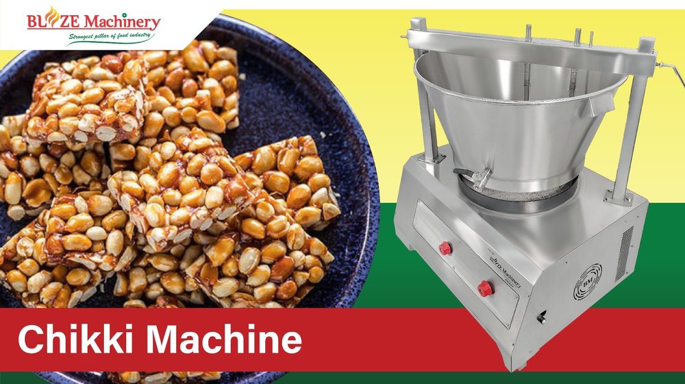 Stainless Steel Chikki Making Machine, For Industrial