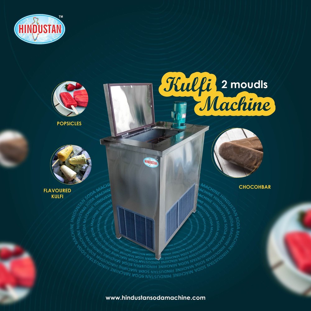 Stainless Steel Popsicle Ice Candy Machine, Capacity: 2000