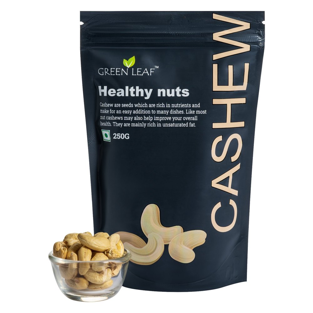 Natural Green Leaf Cashew, Packaging Size: 250G