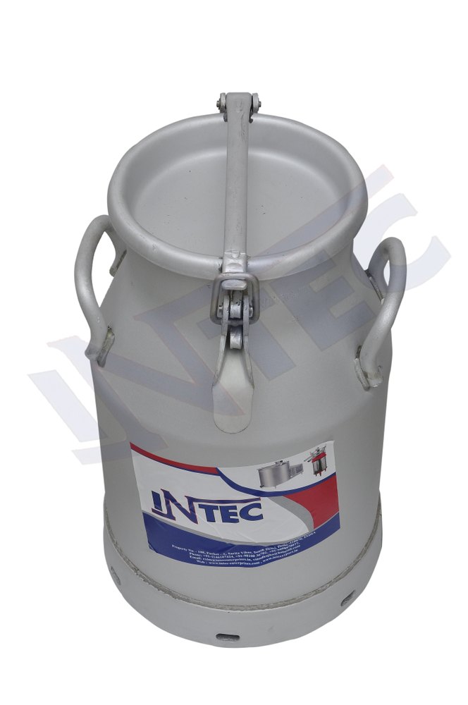Intec Aluminium Lockable Milk Cans 20 ltr