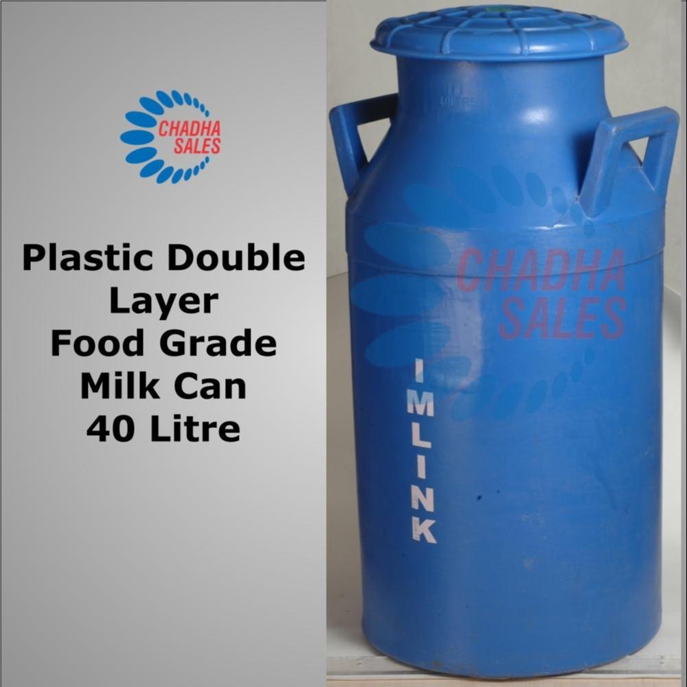 Plastic Milk Can 40 Litre Double Layer Food Grade