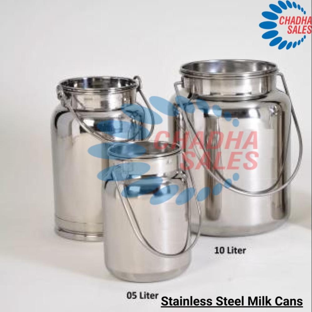 Stainless Steel Milk Cans 5 Ltrs