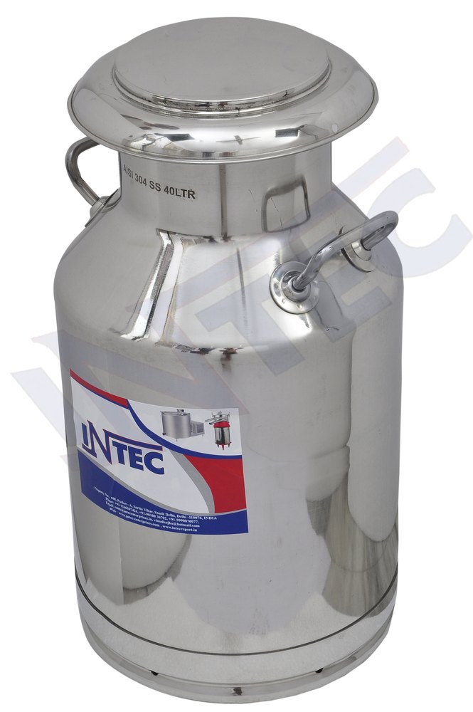 INTEC Stainless Steel Milk Cans - 50 litre