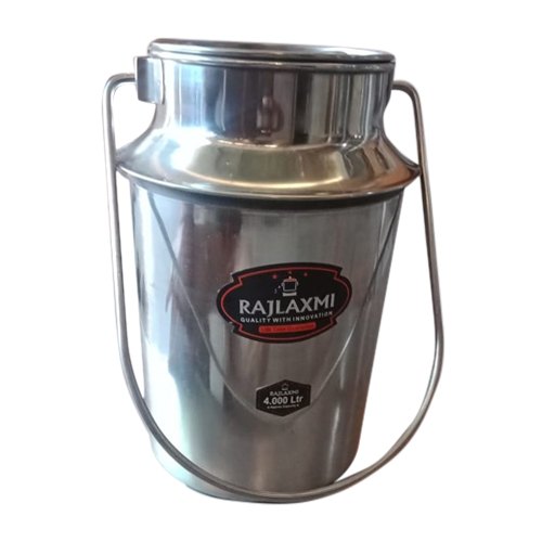 Polished Stainless Steel SS Milk Can, 250 Gm To 10 Kg