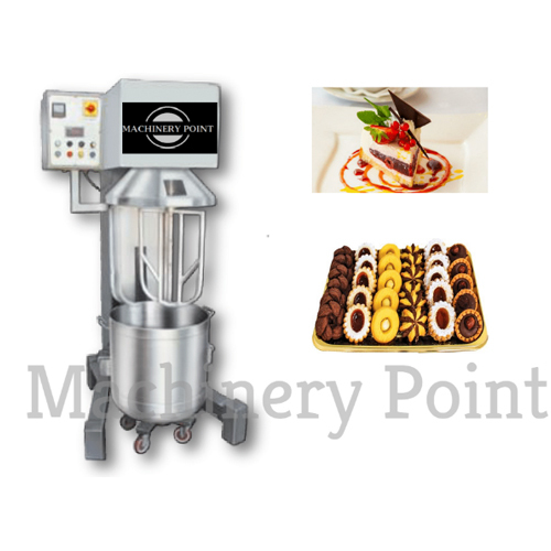 50 Hz Natural Steel Hydraulic Planetary Mixer 80 Liter