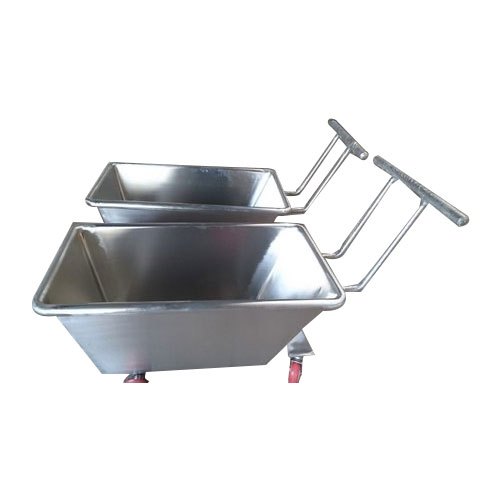 Stainless Steel SS Butter Handling Trolley, for Material Handling, Load Capacity: 500 Kg