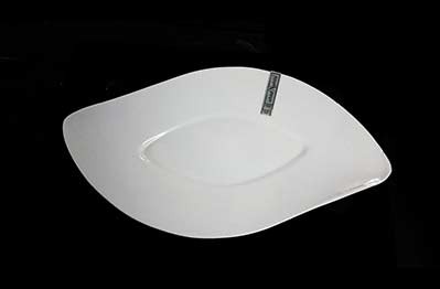 White & Black Cornet Bhojan Thali Spoon